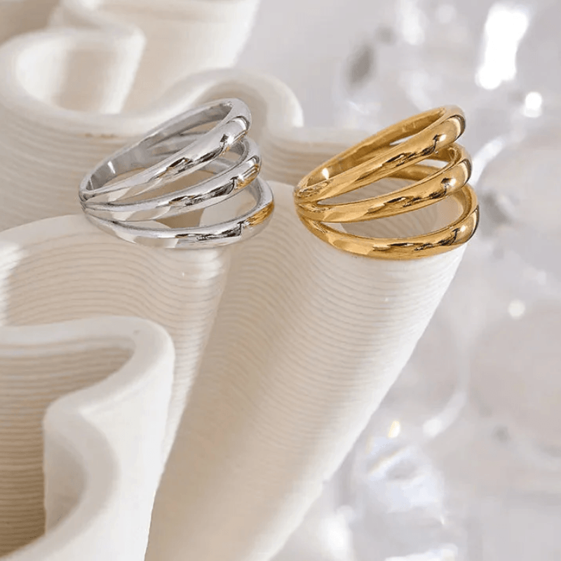 Anel Tiras Triplo - DELICATTA